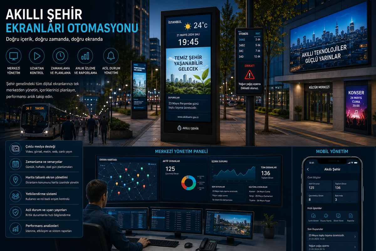 SMART CITY SCREEN AUTOMATION
